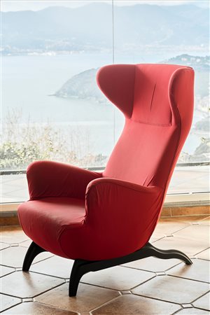 Carlo Mollino (1905 - 1973)  - Poltrona Bergère modello 'Ardea', 1946