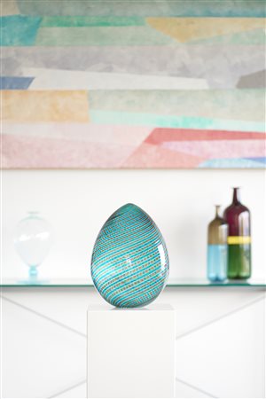 Venini - Uovo decorativo , 1990 circa