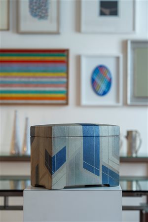 Scatola in ceramica, 1970 circa