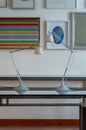 Philippe Starck (1949)  - Coppia di lampade modello 'Archimoon Soft' , 1998