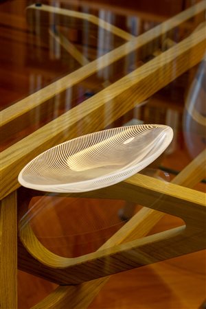 Laura Diaz De Santillana - Foglia in vetro, 1998 circa