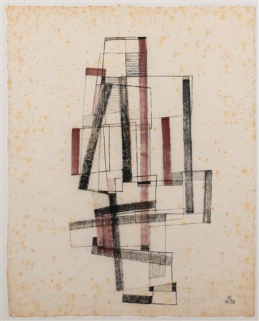 Kurt Lewy (1898 - 1963)  - Senza titolo, 1958