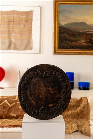 Yoruba, Nigeria - Vassoio cerimoniale in legno