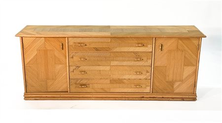 Vivai del Sud (Attribuito)
Credenza a due ante e quattro cassetti in giunco. Ita