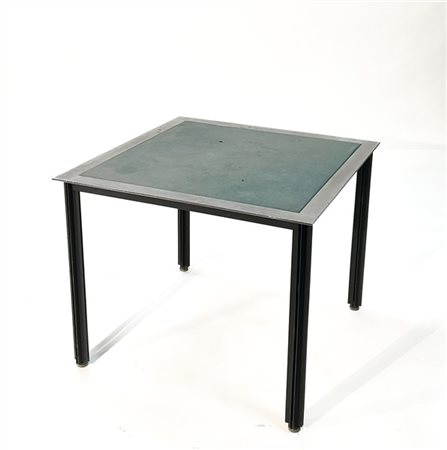 Luigi Caccia Dominioni Tavolino modello "T10 Fasce cromate". Produzione Azucena,