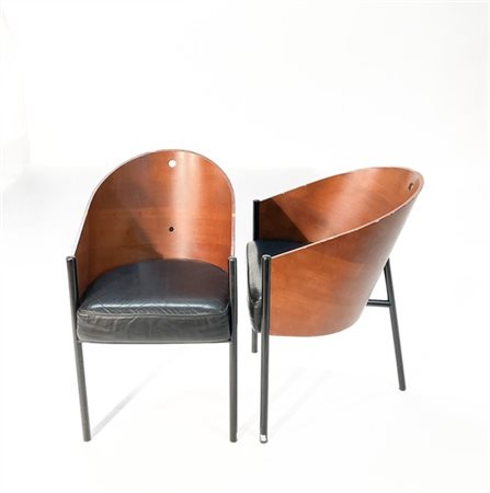 Philippe Starck Coppia di sedie modello "Costes". Produzione Driade, Italia, 198