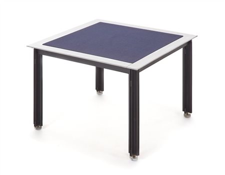 Luigi Caccia Dominioni Tavolino modello "T10 Fasce cromate". Produzione Azucena,