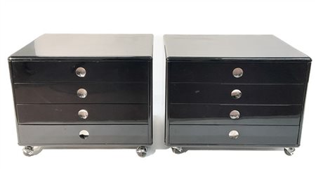 Osvaldo Borsani (1911-1985) con Centro Progetti Tecno Coppia di comodini modello