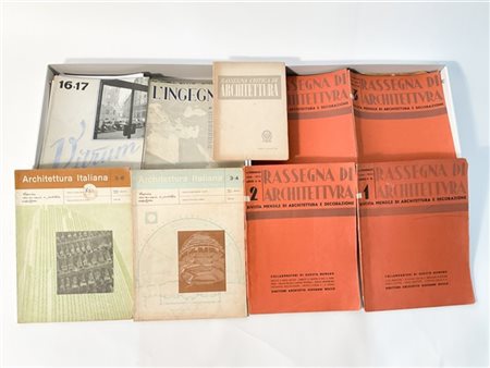 Lotto composto da diverse riviste di architettura e ingegneria.