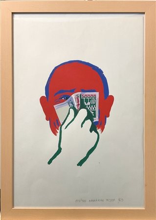 Armando Testa "Senza titolo" 1983
litografia a colori
cm 49x34,5
firmata e numer