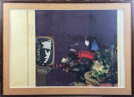 Giuseppe Giannini "Interno di notte" 1968
olio su tela
cm 70x100
firmato e datat