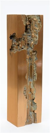 Piero Cattaneo Scultura in bronzo
cm 10x12x48
Pezzo unico della serie "Infrazion