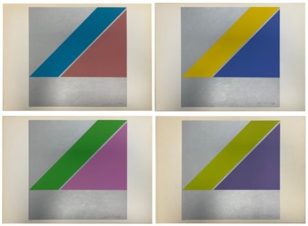 CHIN HSIAO quattro serigrafie a colori
cm 49,5x69,8
firmate e numerate in basso