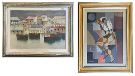 Lido Bettarini - Alberto Bolzonella
Lotto composto da un olio su tela raffigura