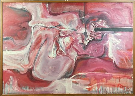 GIORGIO PRETI "Senza titolo" 1963
olio su tela
cm 70x100
Firmato, datato e iscri