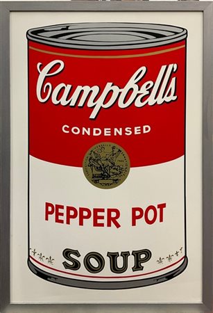 Andy Warhol (After) "Campbell's Soup (Tomato)" 
serigrafia a colori stampata in