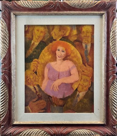 Remo Squillantini "Figure" 1981
olio su compensato
cm 50x40
firmato in alto a si