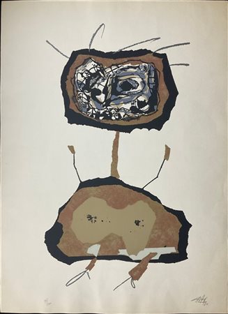 ANTONIO SAURA "Dama en tecnicolor II" 1970
serigrafia a colori
cm 76x56
firmata,