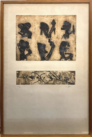 Roberto Matta "Herring - Harangue" 1965
acquaforte e acquatinta
cm 75,5x48,5
fir