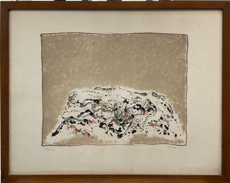 ZORAN MUSIC "Motivo dalmata" 1975
litografia a colori
cm 50x65
firmata e numerat