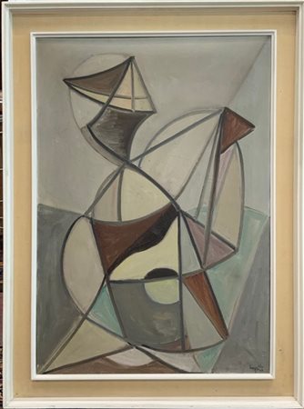 Aldo Bergolli "Senza titolo" 1949
olio su tela
cm 100x70
firmato e datato 49 in