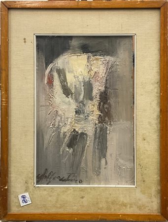 Giacomo Soffiantino "Senza titolo" 
olio su compensato
cm 30x20
firmato in basso