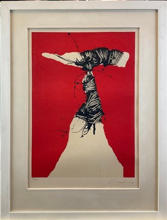 Emilio Scanavino "Senza titolo" 
litografia a colori
cm 55x38
firmata e nuemerat