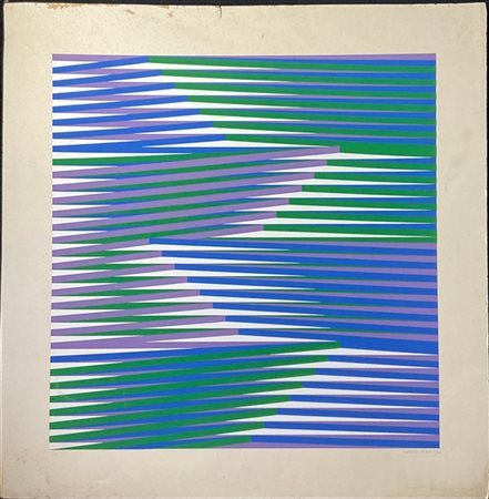 Carlos Cruz-Diez "Senza titolo" 1970
serigrafia a colori
cm 75x65
firmata, datat