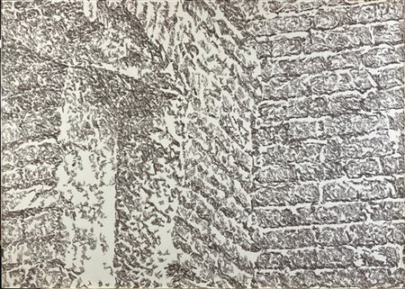 Elisabeth Scherffig "Senza titolo" 1996
frottage su carta
cm 50x70
firmato e dat