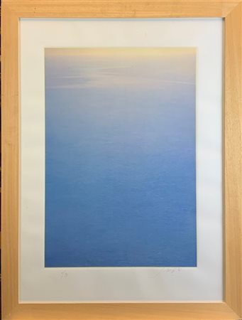 Piero Guccione "I movimenti del mare" 
lito - serigrafia
cm 73x54
firmata e nume