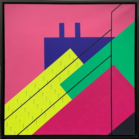 Iler Melioli "Hanging Garden" 2009
acrilico su tela
cm 80x80
firmato, datato e t