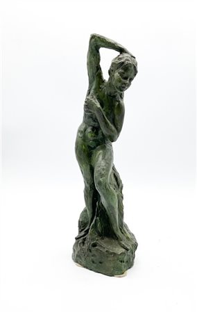 Gualberto Rocchi "Figura femminile" 1978
scultura in bronzo
firmata e datata all