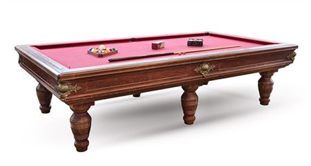 URSUS, Ponsacco (PI), prima metà del secolo XX
Tavolo da biliardo a sei buche i