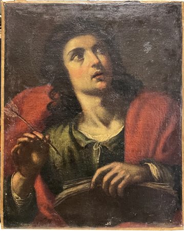 Scuola emiliana del secolo XVII

"San Giovanni Evangelista"
olio su tela (cm 63