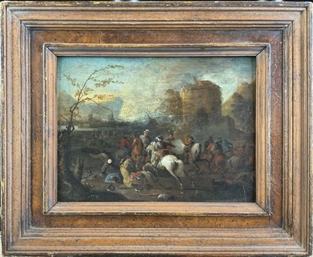 Ignoto

"Battaglia contro i turchi"
olio su tavola (cm 17x22)
in cornice
(resta