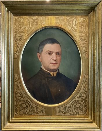 Ignoto della seconda metà del secolo XIX
"Ritratto di ecclesiastico" 
olio su c