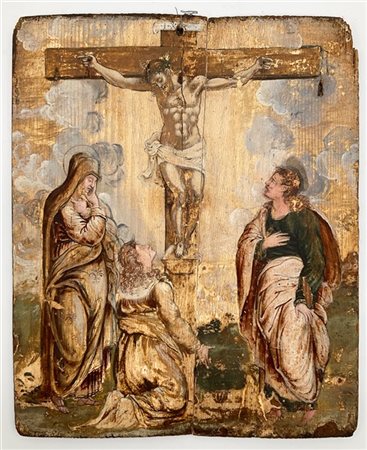 Scuola veneta della fine del secolo XVI - inizio del secolo XVII

"Crocifission