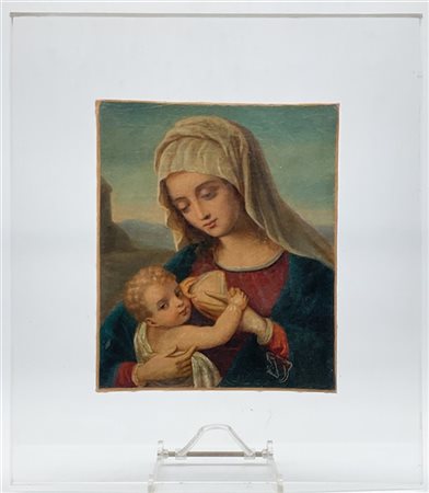 Ignoto

"Madonna del latte"
olio su tela (cm 24x20)
applicata su pannello di pl