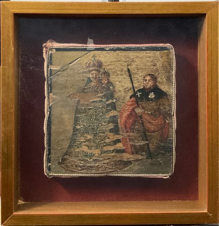 Ignoto
Madonna dei pellegrini con San Giacomo di Compostela 
olio su tavoletta