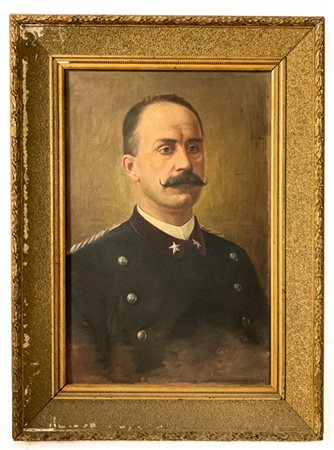 Pacifico Sidoli "Ritratto maschile in divisa militare" 1895
olio su tela (cm 65x