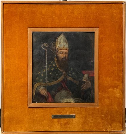 Ignoto

"Santo vescovo"
olio su rame (cm 21,5x18,5 a vista)
in cornice
(difetti