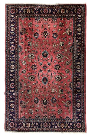 Tappeto Sparta, Anatolia, secolo XX. Decoro all over con rami fioriti policromi