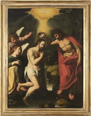 Scuola spagnola del secolo XVII

"Battesimo di Cristo"
olio su tavola (cm 72,5x