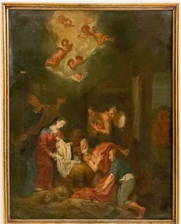 Scuola fiamminga del secolo XVIII

"Adorazione dei pastori"
olio su tela (cm 80