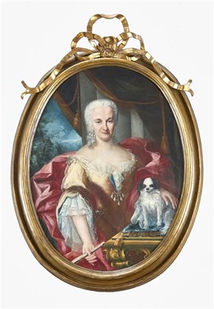 Mastro lombardo del secolo XVIII

"Ritratto di nobildonna con cane da compagnia