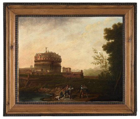 Scuola della prima metà del Secolo XIX

"Veduta di Castel Sant'Angelo a Roma co