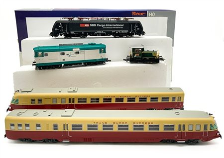 Roco Lotto composto da una locomotiva D-Dispo ES 64 F4-107 in scatola originale,