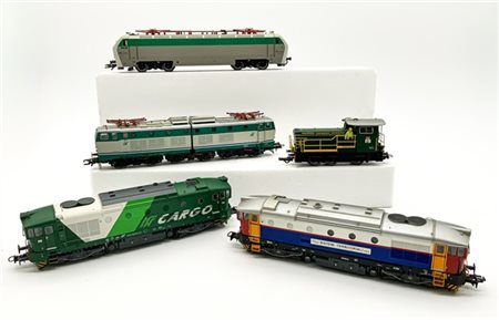 Rivarossi Lotto composto da tre locomotive diesel modelli FS 245.6040, 753.003 S