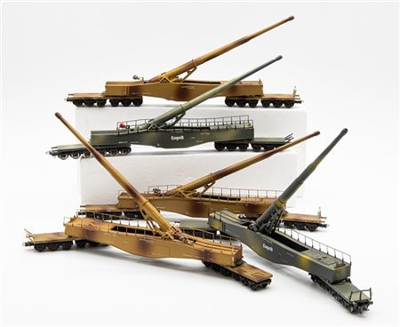 Lima Cinque carri cannone antiaereo Leopold K5, livrea militare classica e deser