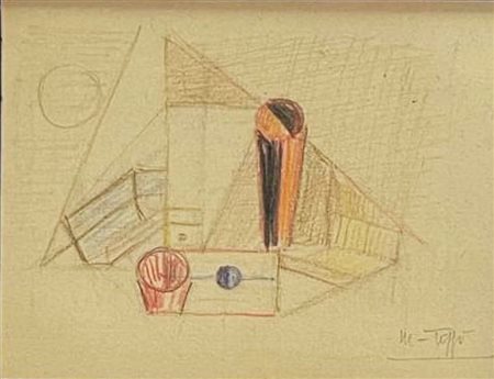 Mario Tozzi “Composizione geometrica” 1962